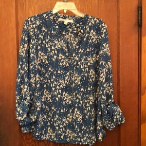 Blue and pink Blouse